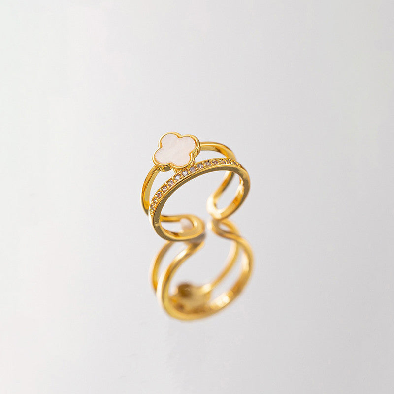 Fortune Clover Ring