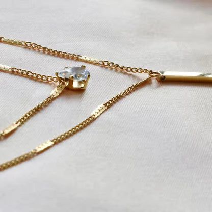 Aurora Teardrop Necklace