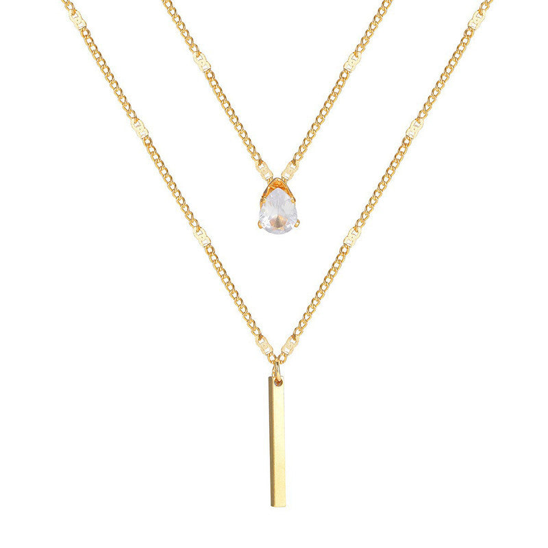 Aurora Teardrop Necklace