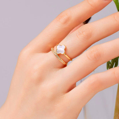 Fortune Clover Ring