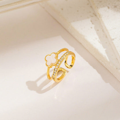 Fortune Clover Ring